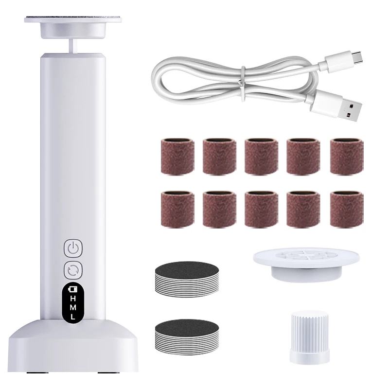 Electric Pedicure Foot File Callus Remover Rechargeable Foot Grinder for Smooth Feet and Cracked Heel Care
Electric Pedicure Foot File Callus Remover Rechargeable Foot Grinder for Smooth Feet and Cracked Heel Care