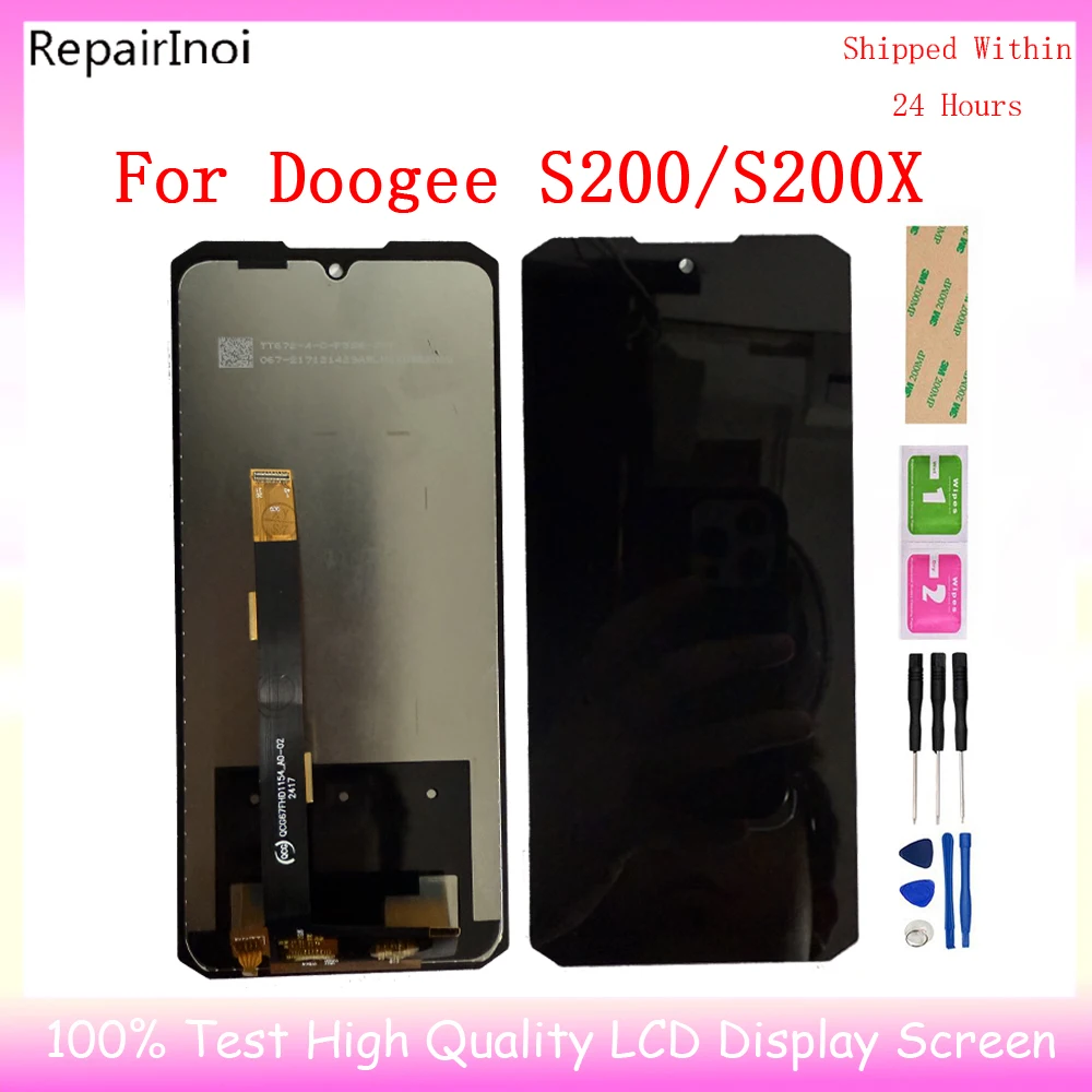 Новый оригинальный ЖК-дисплей для сотового телефона Doogee S200 S200X в сборе, дигитайзер, стеклянная панель, ремонт, запасные части
Новый оригинальный ЖК-дисплей для сотового телефона Doogee S200 S200X в сборе, дигитайзер, стеклянная панель, ремонт, запасные части