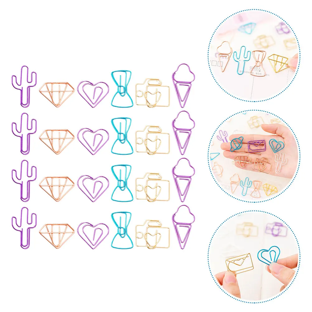 60pcs Office Paper Document Clips Unique Shaped Alloy File Clips For School Homework Photos Practical Hollow-Out Metal
60pcs Office Paper Document Clips Unique Shaped Alloy File Clips For School Homework Photos Practical Hollow-Out Metal