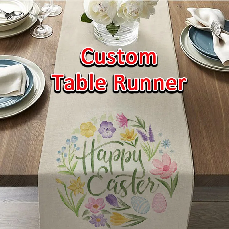 custom personalized bunny party decorations Table Runner with Logo picture,table runner for Home kitchen dining Party decoration
custom personalized bunny party decorations Table Runner with Logo picture,table runner for Home kitchen dining Party decoration