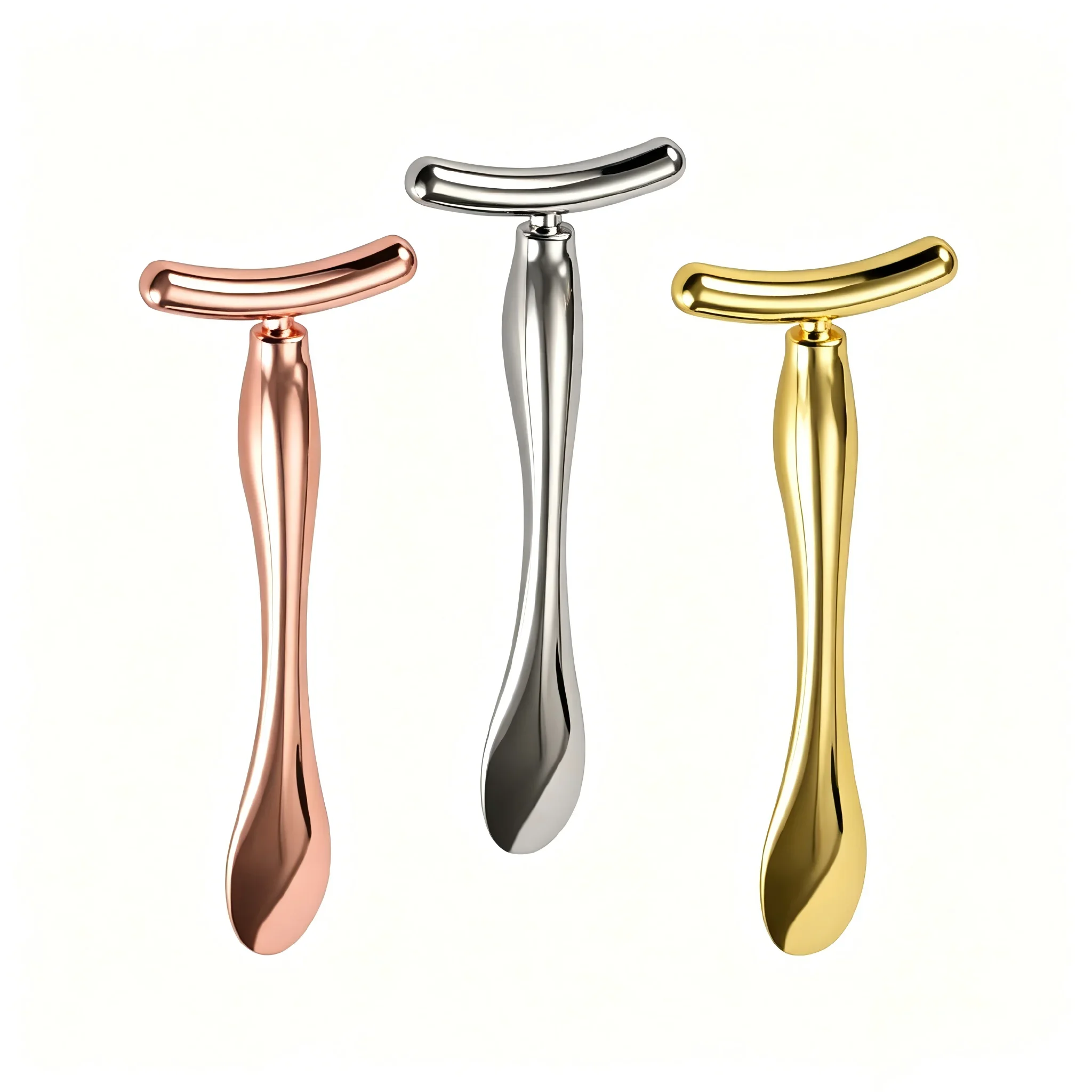 2-in-1 T-shaped Facial Massage Tool Zinc Alloy Eye Cream Applicator Lifting De-Puffing Skin Care Tool for Jawline Eye Area
2-in-1 T-shaped Facial Massage Tool Zinc Alloy Eye Cream Applicator Lifting De-Puffing Skin Care Tool for Jawline Eye Area