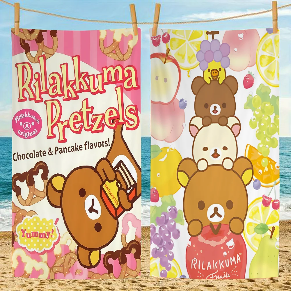 Cute Cartoon Anime R-Rilakkuma Classic Beach Towel For Kids Personalized Bath Towel Vacation Gift Picnic Party
Cute Cartoon Anime R-Rilakkuma Classic Beach Towel For Kids Personalized Bath Towel Vacation Gift Picnic Party
