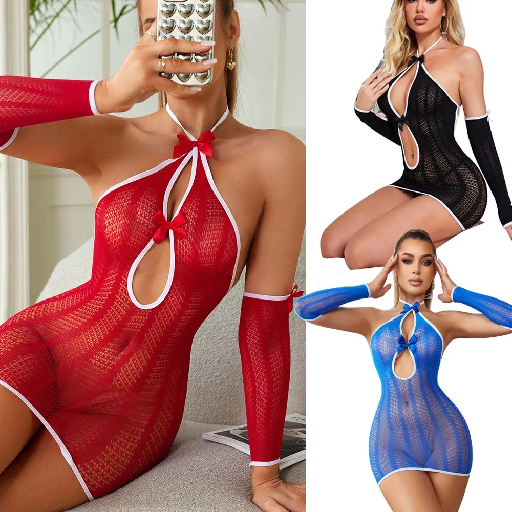 Женское сексуальное женское белье, мини-юбка, Babydolls с перчатками, горячее эротическое белье, ажурный дизайн, декор с бантом, платье без бюстгальтера и трусиков
Женское сексуальное женское белье, мини-юбка, Babydolls с перчатками, горячее эротическое белье, ажурный дизайн, декор с бантом, платье без бюстгальтера и трусиков