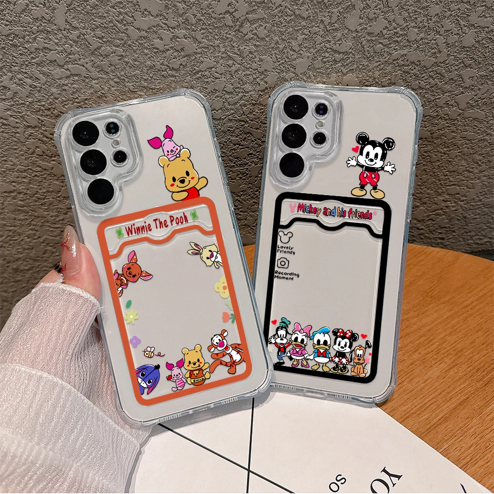 Cartoon Disneies Mickey Card Hold Case For Xiaomi Redmi 13C 12C 10C 9C Note 13 12 11 10 9 8 Pro 4G 5G Anti-fall Clear Cover Gift
Cartoon Disneies Mickey Card Hold Case For Xiaomi Redmi 13C 12C 10C 9C Note 13 12 11 10 9 8 Pro 4G 5G Anti-fall Clear Cover Gift