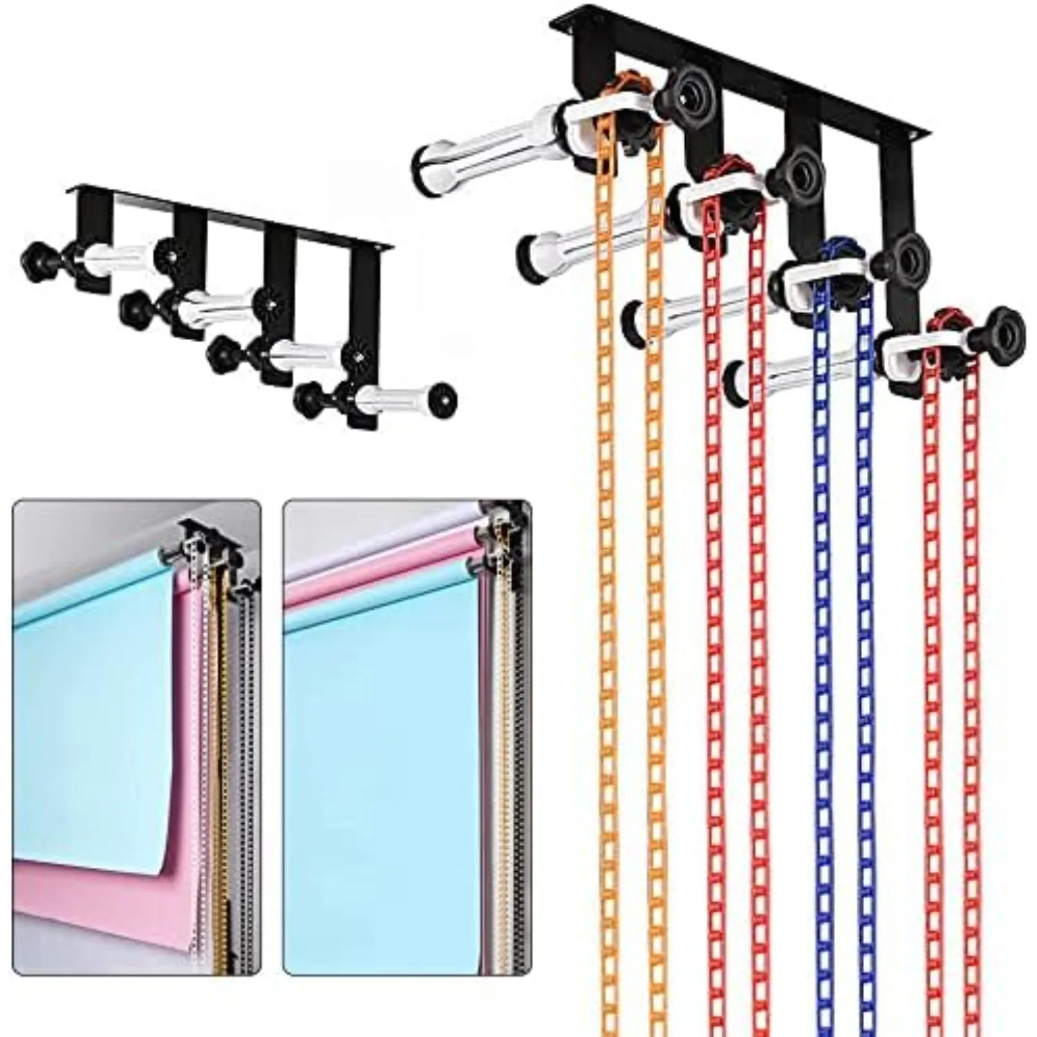 Wall Mount 4 Roller Photography Background Support System - Adjustable Backdrop Roller System for Photo Studio Live Shooting 
Wall Mount 4 Roller Photography Background Support System - Adjustable Backdrop Roller System for Photo Studio Live Shooting