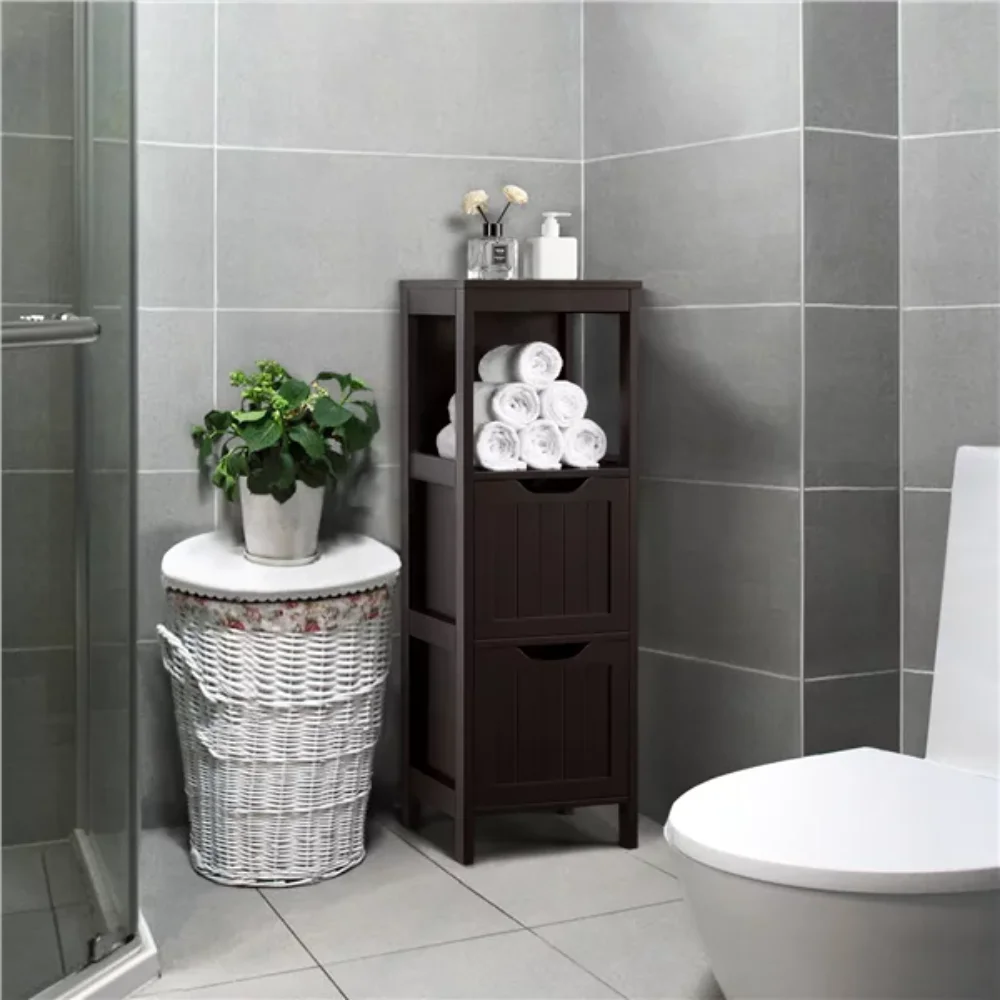2023 SMILE MART Adjustable 3 Tiers Bathroom Cabinet Modern Storage Organizer Heavy Duty Vanity Stylish Floor Cabinet, White
2023 SMILE MART Adjustable 3 Tiers Bathroom Cabinet Modern Storage Organizer Heavy Duty Vanity Stylish Floor Cabinet, White