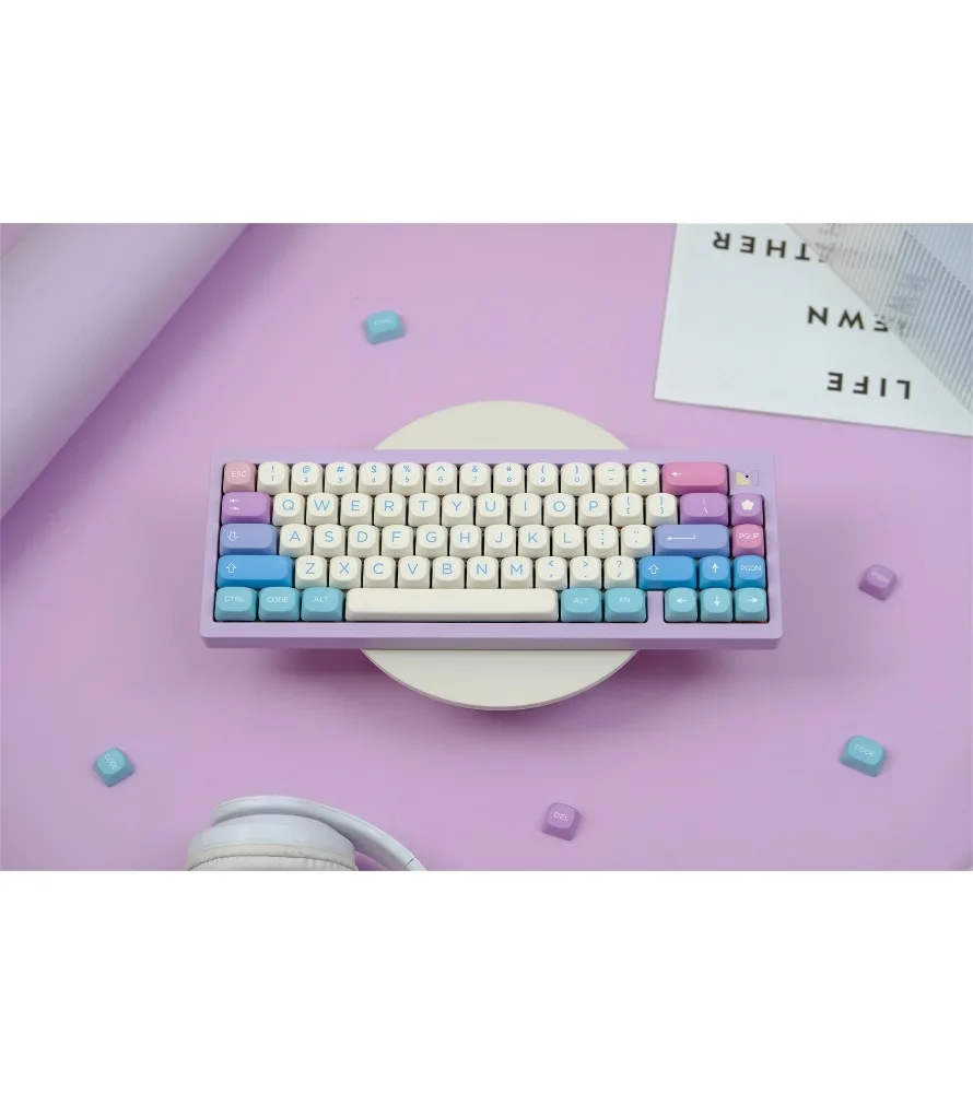 Cute keycaps PBTMOA highly sublimated mechanical keyboard for customization
Cute keycaps PBTMOA highly sublimated mechanical keyboard for customization