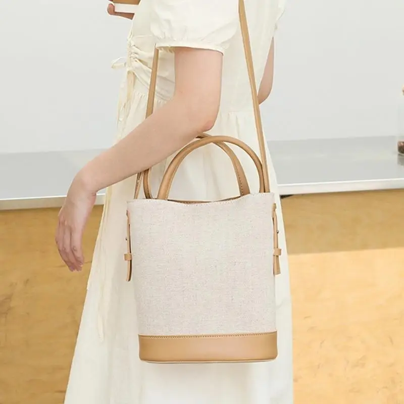 340D Women's Simple Casual Versatile Bucket Crossbody Bags Large Capacity PU Handbag
340D Women's Simple Casual Versatile Bucket Crossbody Bags Large Capacity PU Handbag