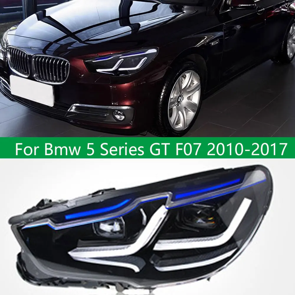 Автомобильные фары для BMW F07 5 серии GT 2010-2017 гг. Фара в сборе F07 Модифицированный светодиодный указатель поворота DRL Передние фары Аксессуар для фар
Автомобильные фары для BMW F07 5 серии GT 2010-2017 гг. Фара в сборе F07 Модифицированный светодиодный указатель поворота DRL Передние фары Аксессуар для фар
