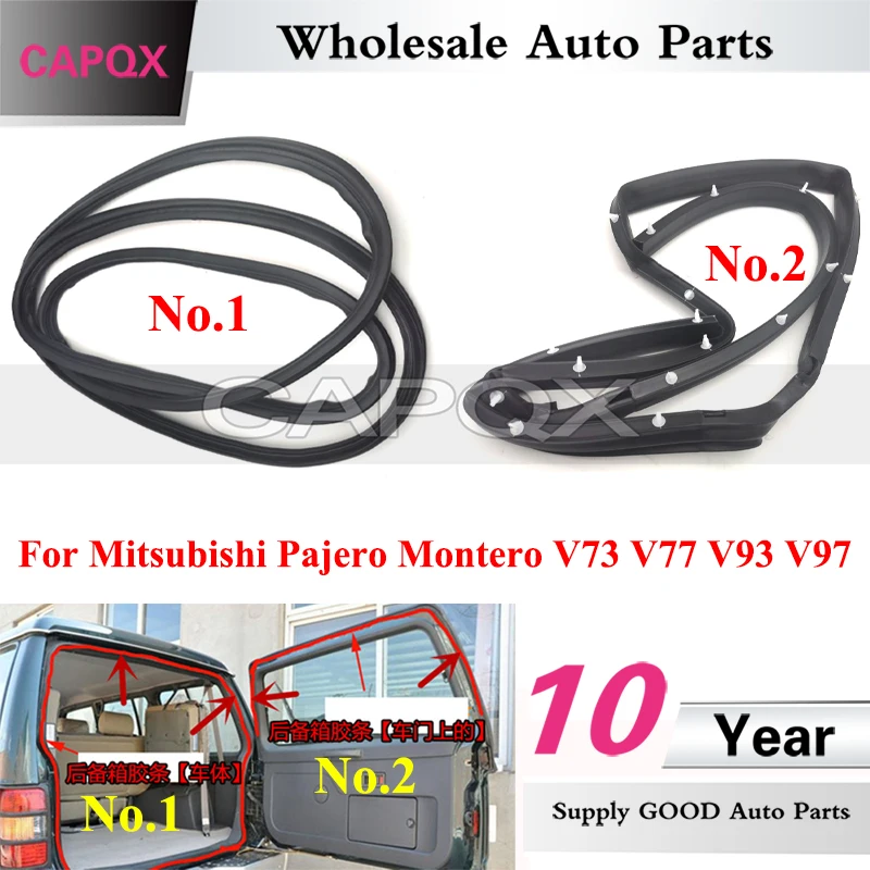 CAPQX Tailgate Seal Strip Tail Door Frame Rubber Strip Rear Door Upper Seal Strip For Mitsubishi Pajero Montero V73 V77 V93 V97
CAPQX Tailgate Seal Strip Tail Door Frame Rubber Strip Rear Door Upper Seal Strip For Mitsubishi Pajero Montero V73 V77 V93 V97
