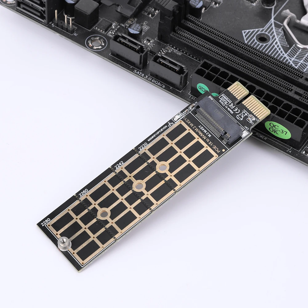 Разъем PCI-E M Key 8 Гбит/с PCIE 3.0 X1 к адаптеру M.2 NVMe SSD Интерфейсная карта M Key для 2230 2242 2260 2280 M.2 SSD
Разъем PCI-E M Key 8 Гбит/с PCIE 3.0 X1 к адаптеру M.2 NVMe SSD Интерфейсная карта M Key для 2230 2242 2260 2280 M.2 SSD