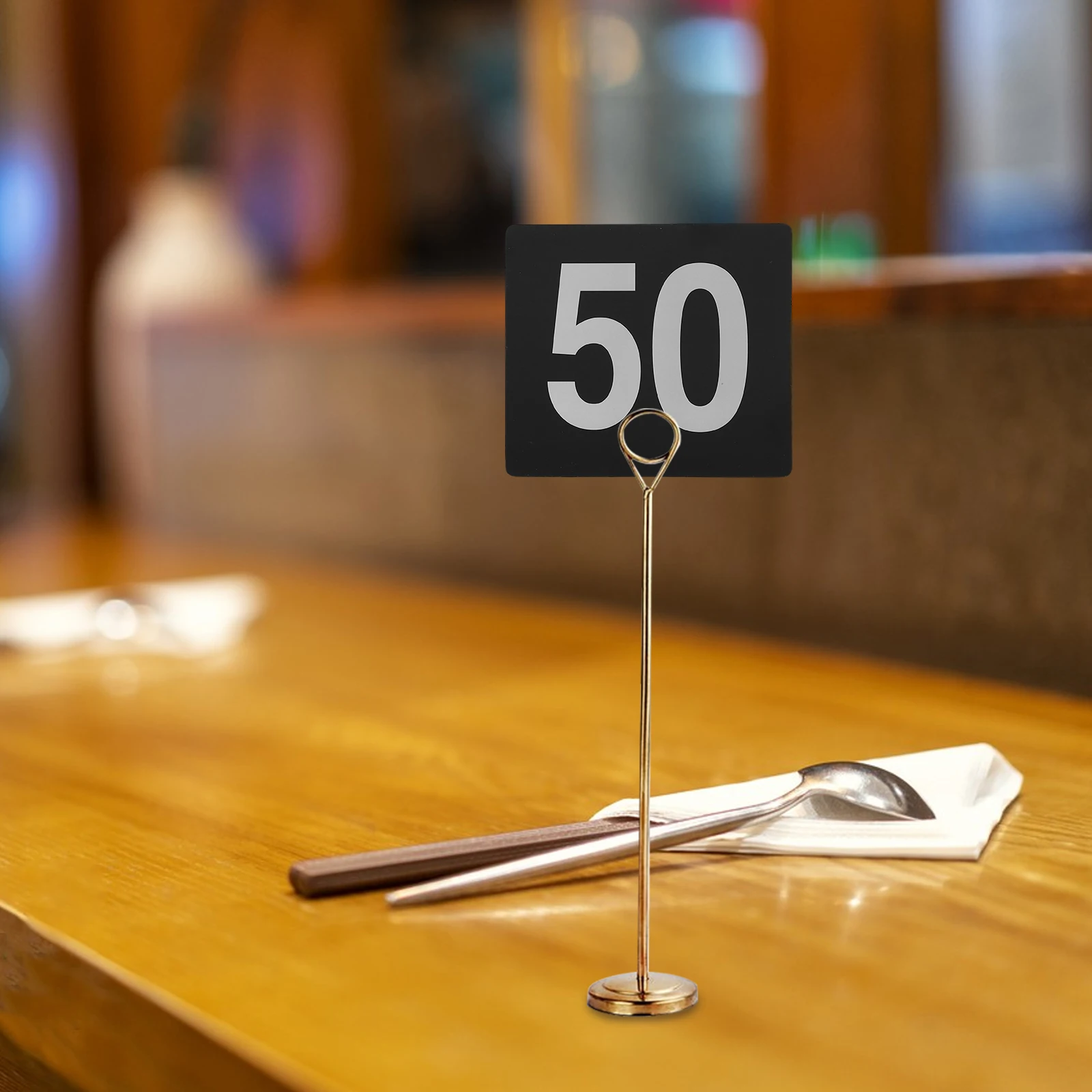 50 Pcs Table Number Cards 95X100mm White Black PVC Restaurant Cafe Wedding Seating Signs Party Bar Number Place Cards
50 Pcs Table Number Cards 95X100mm White Black PVC Restaurant Cafe Wedding Seating Signs Party Bar Number Place Cards