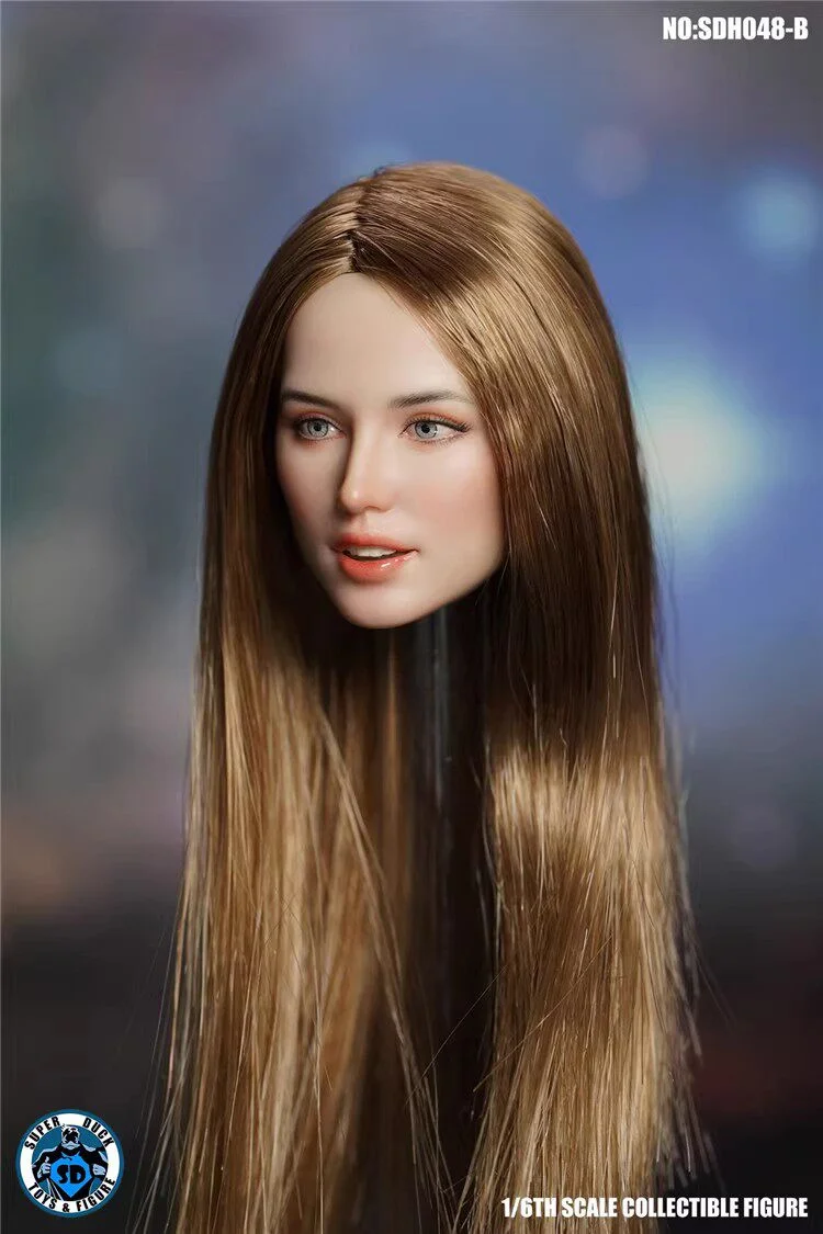SDH048 1/6 European Female Head Sculpt Hair Transplant Head Carving Model Fit 12" ANT YM TBL Suntan Soldier Action Figure Body
SDH048 1/6 European Female Head Sculpt Hair Transplant Head Carving Model Fit 12" ANT YM TBL Suntan Soldier Action Figure Body