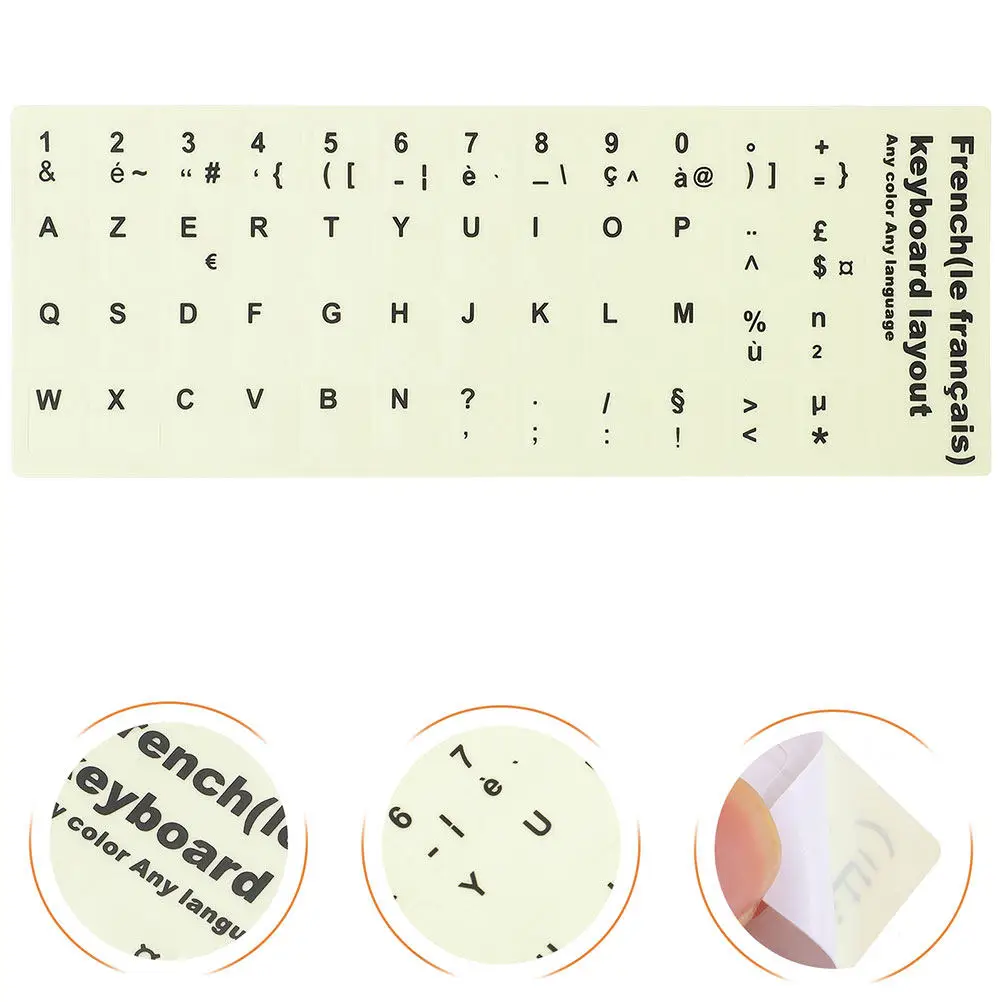 2Pcs Glow in The Dark Keyboard Protective Film Luminous Universal Keyboard Stickers for Laptop Desktop Nighttime Use Large Print
2Pcs Glow in The Dark Keyboard Protective Film Luminous Universal Keyboard Stickers for Laptop Desktop Nighttime Use Large Print