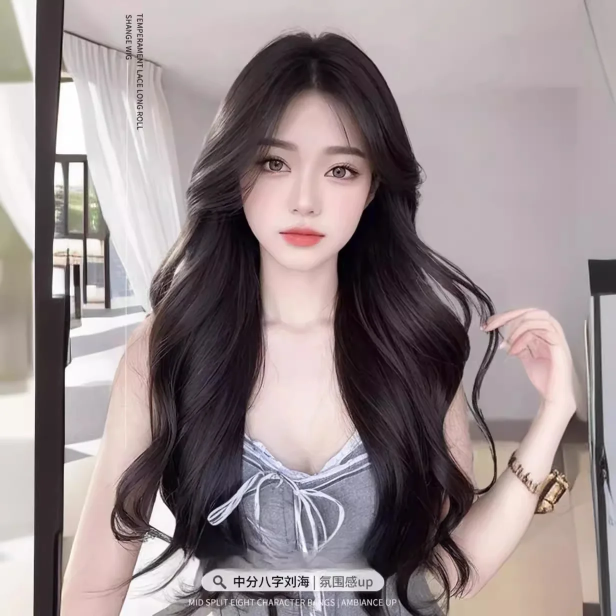 Synthetic Long Wavy Wig for Women, Full Head Lightweight Natural Volume Middle Part, Fashion Cosplay Daily Party Big Waves Hair
Synthetic Long Wavy Wig for Women, Full Head Lightweight Natural Volume Middle Part, Fashion Cosplay Daily Party Big Waves Hair
