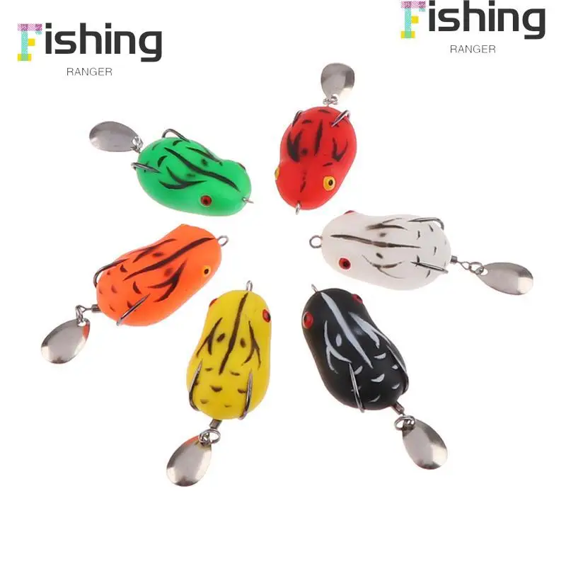 Lifelike Double Hook Frogs Soft Bait Fishing Lures Fishing Gear For Black Fish
Lifelike Double Hook Frogs Soft Bait Fishing Lures Fishing Gear For Black Fish