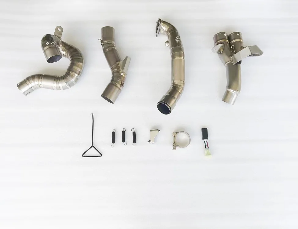 V2 dedicated high performance valve controlled titanium alloy motorcycle exhaust pipe
V2 dedicated high performance valve controlled titanium alloy motorcycle exhaust pipe