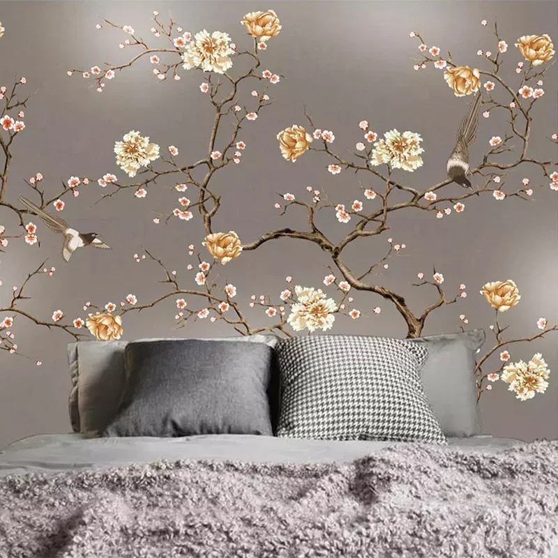 Фотообои 3D с цветами и птицами, настенные панно для гостиной, спальни, спальни для пожилых, фоновое настенное изображение, декор для дома, фрески
Фотообои 3D с цветами и птицами, настенные панно для гостиной, спальни, спальни для пожилых, фоновое настенное изображение, декор для дома, фрески