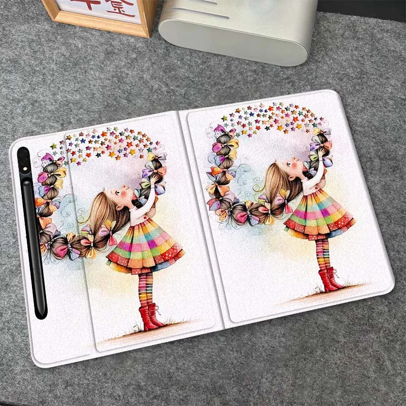 Art Cartoon Cute Girl Gift For Samsung Galaxy Tab S6 S7 S8 S9 S10 FE Plus Lite Soft Flexible Support Tablet Case
Art Cartoon Cute Girl Gift For Samsung Galaxy Tab S6 S7 S8 S9 S10 FE Plus Lite Soft Flexible Support Tablet Case