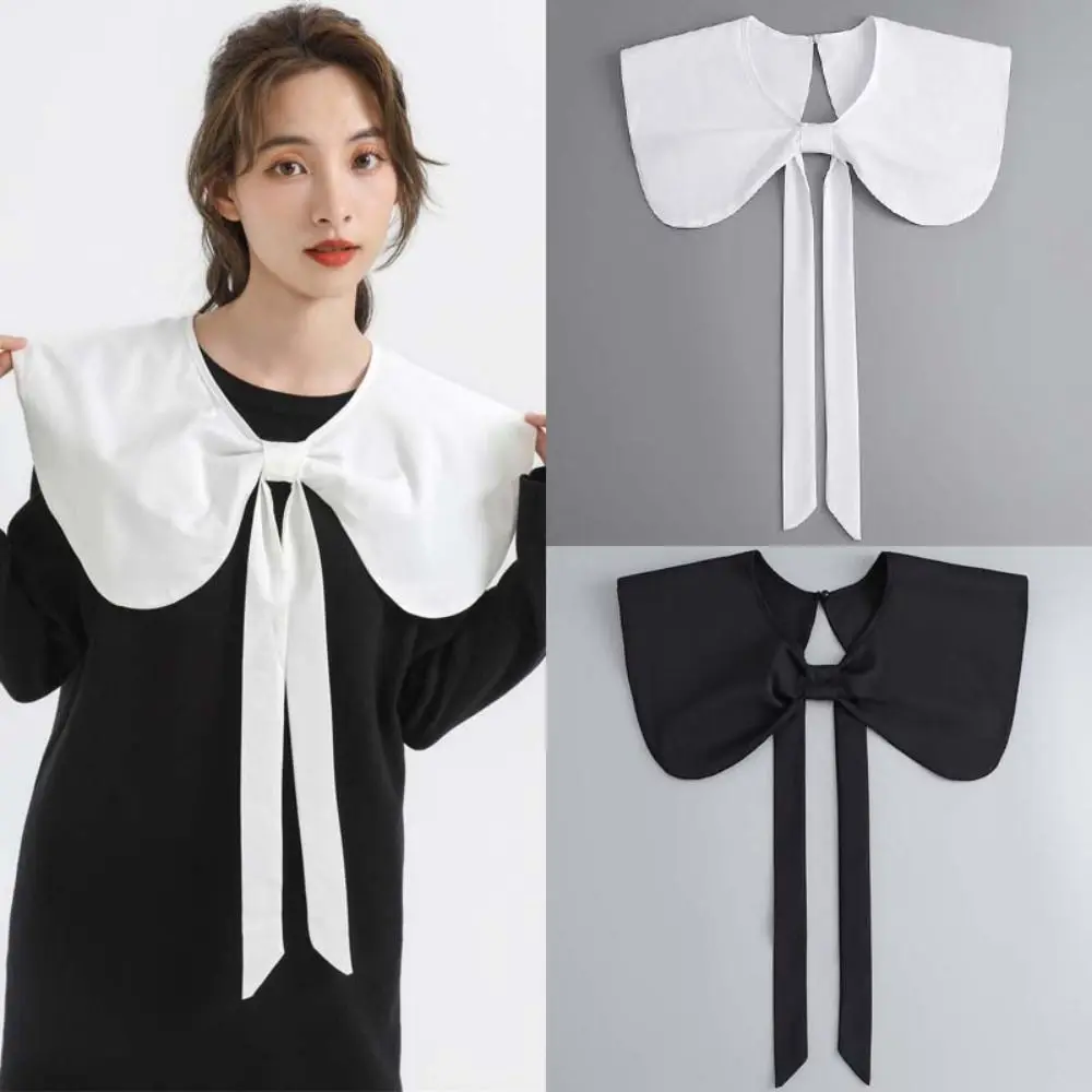 Bow Lapel Bowknots False Collar White Blouse Half Shirt Lapel Shoulder Wraps Detachable Flounce Fake Collar Girls
Bow Lapel Bowknots False Collar White Blouse Half Shirt Lapel Shoulder Wraps Detachable Flounce Fake Collar Girls