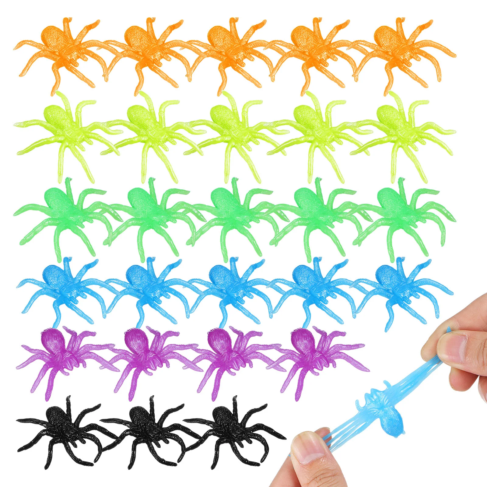48 pcs Halloween Decoration Mini Stretchy Spider Prank For Kids Party Favors Fake Insect Decor Small Halloween Scary Prank
48 pcs Halloween Decoration Mini Stretchy Spider Prank For Kids Party Favors Fake Insect Decor Small Halloween Scary Prank