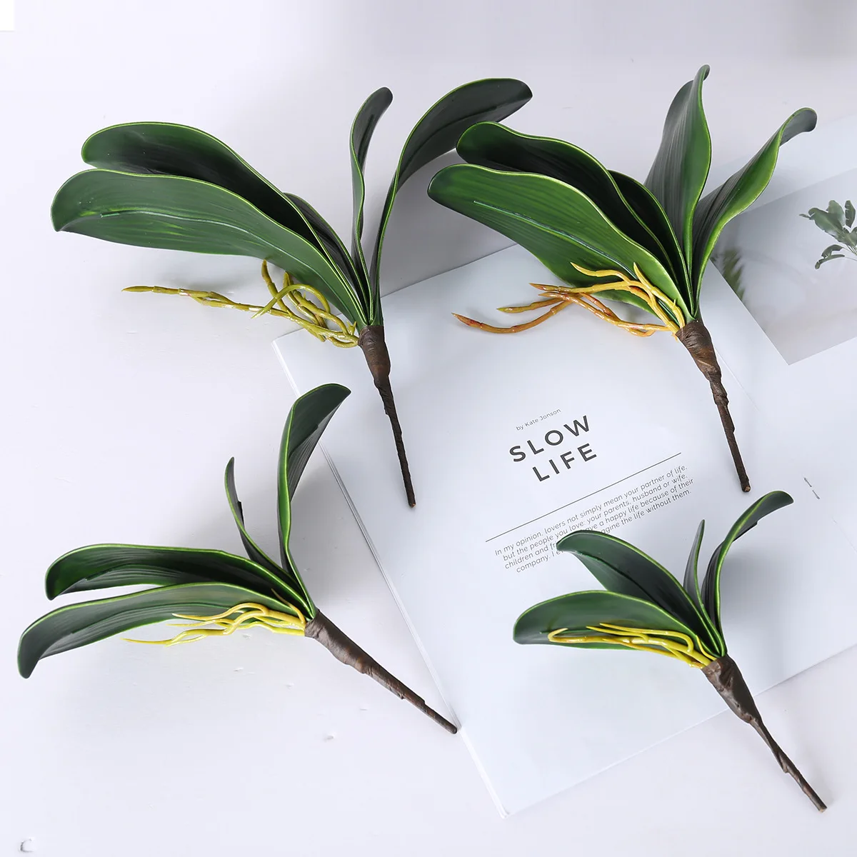 Soft-touch simulated Phalaenopsis leaves for landscaping, flower materials, potted plants, and flower arrangement accessories
Soft-touch simulated Phalaenopsis leaves for landscaping, flower materials, potted plants, and flower arrangement accessories