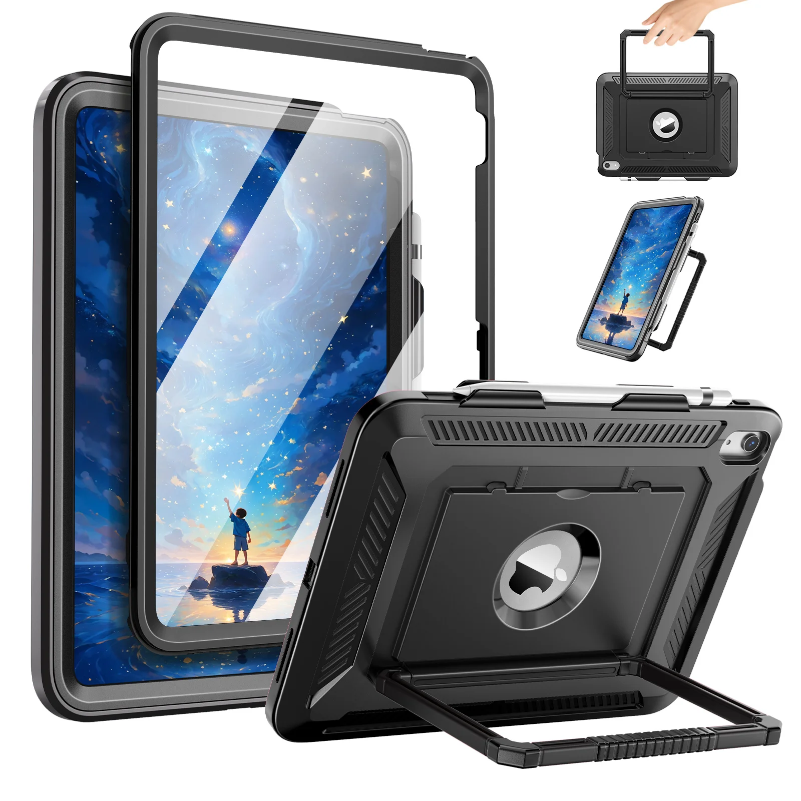 Kids Case for iPad A16 11th 10th Gen 11 Inch Full-Body Shockproof Protective Cover Screen Protector Pencil Holder Included
Kids Case for iPad A16 11th 10th Gen 11 Inch Full-Body Shockproof Protective Cover Screen Protector Pencil Holder Included