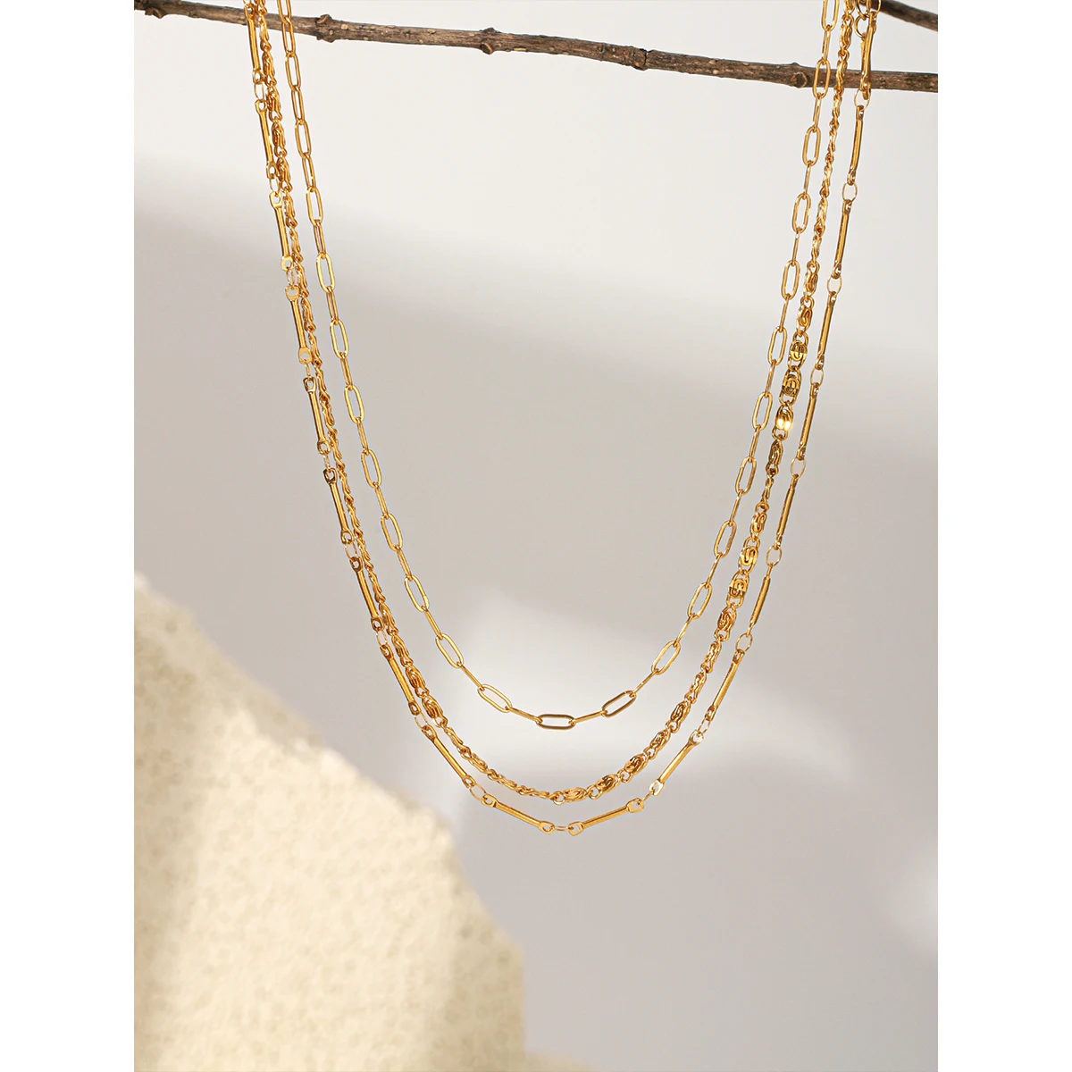 High Quality Charm Stackable Layered Necklace Set Minimalist Gold Plated Stainless Steel Office Date Jewelry Gift For Women
High Quality Charm Stackable Layered Necklace Set Minimalist Gold Plated Stainless Steel Office Date Jewelry Gift For Women