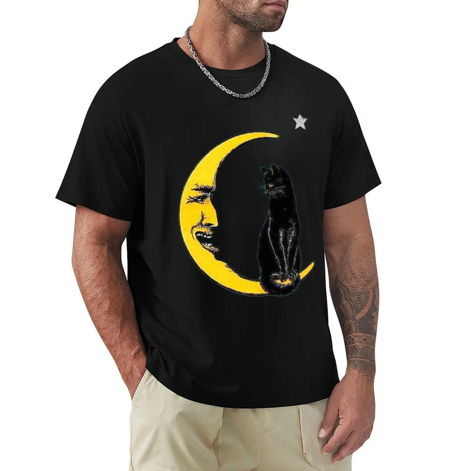 Black Cat On Crescent Moon T-Shirt Anime t-shirt anime tshirt anime shirt mens graphic t-shirts
Black Cat On Crescent Moon T-Shirt Anime t-shirt anime tshirt anime shirt mens graphic t-shirts