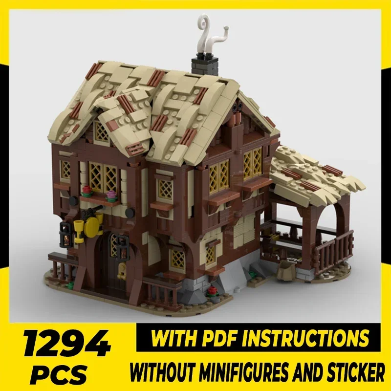 Medieval Street View Model Moc Building Bricks Village Tavern Technology Modular Blocks Gifts Christmas Toys DIY Sets Assembly
Medieval Street View Model Moc Building Bricks Village Tavern Technology Modular Blocks Gifts Christmas Toys DIY Sets Assembly