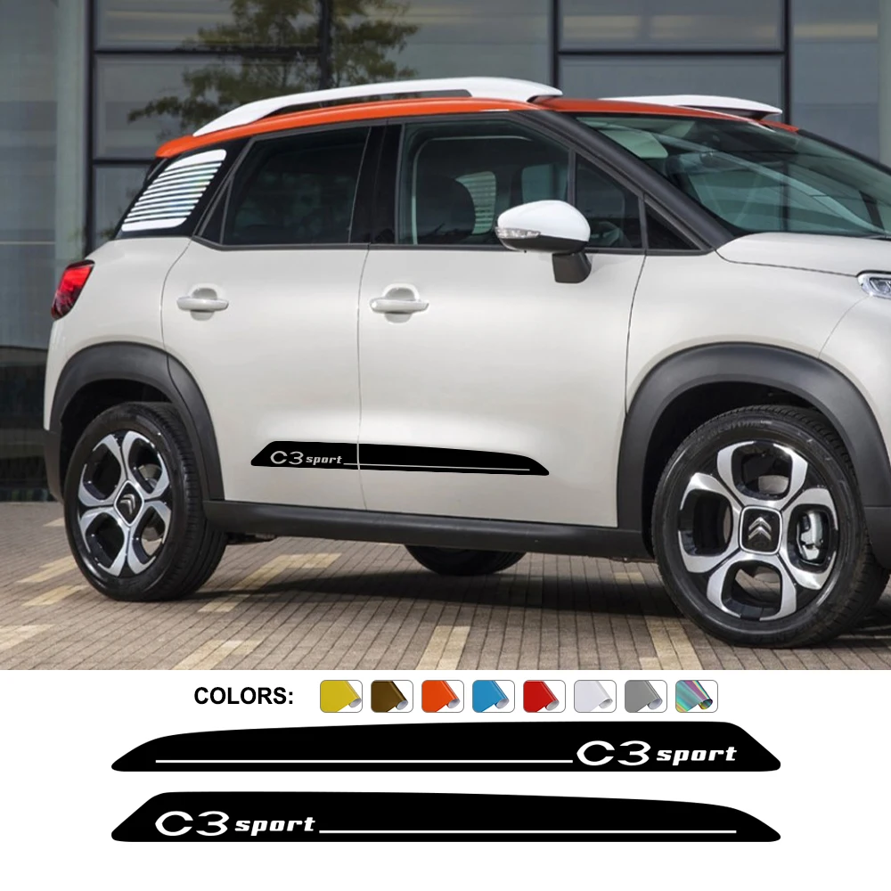 Car Door Side Sticker for Citroen C3 C 3 Aircross Sport Graphics Styling Decor Decal Vinyl Decoration Auto Tuning Accessories
Car Door Side Sticker for Citroen C3 C 3 Aircross Sport Graphics Styling Decor Decal Vinyl Decoration Auto Tuning Accessories