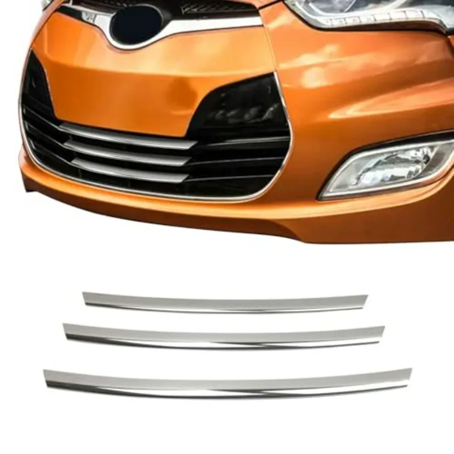 Накладка на решетку переднего бампера для Veloster 20122017, нержавеющая сталь, 3 шт., прочная автомобильная внешняя отделка для улучшенного автомобиля 
Накладка на решетку переднего бампера для Veloster 20122017, нержавеющая сталь, 3 шт., прочная автомобильная внешняя отделка для улучшенного автомобиля