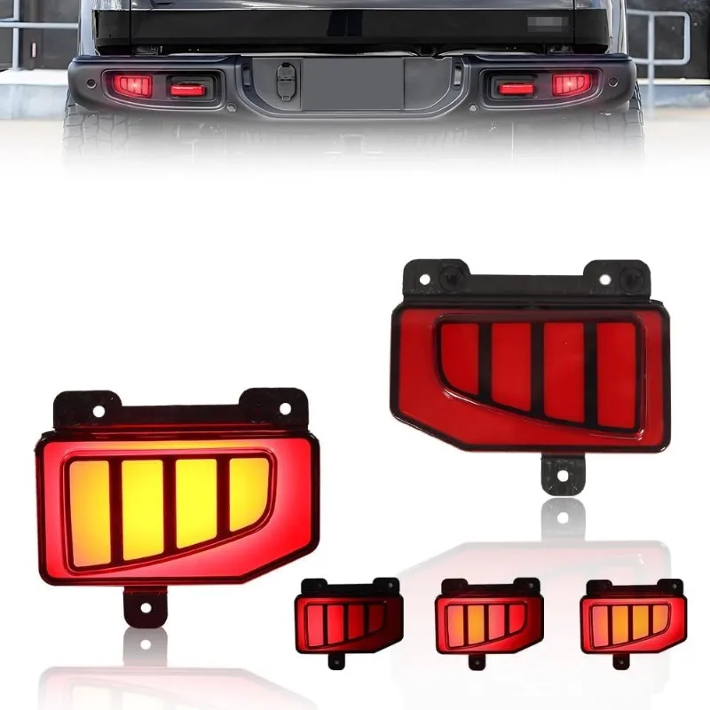 Ac29-LED Rear Bumper Reflector Fog Lamp Brake Light Turn Signal Light Tail Light For Jeep Gladiator 2020-2023
Ac29-LED Rear Bumper Reflector Fog Lamp Brake Light Turn Signal Light Tail Light For Jeep Gladiator 2020-2023
