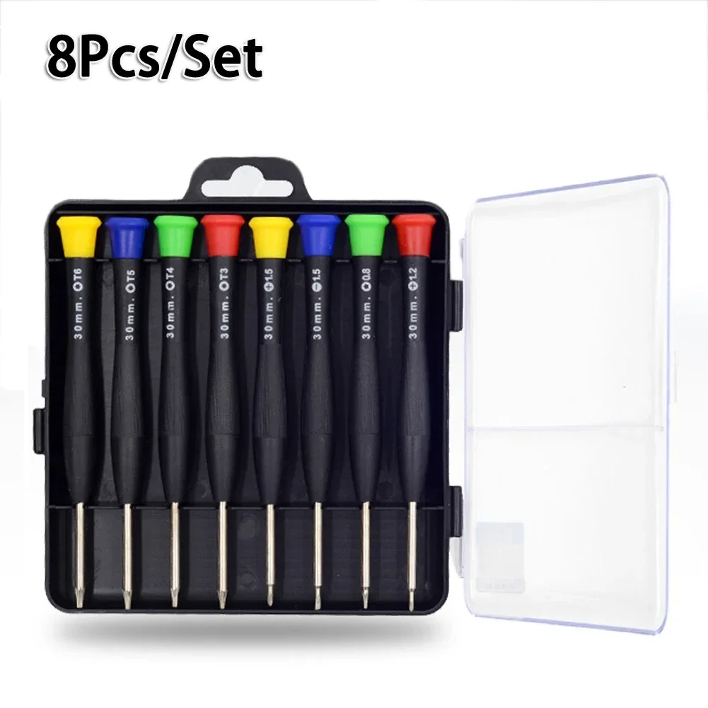 8pcs Precision Torx Cross Screwdriver Set Repairing Tool T3 T4 T5 PH000 SL1.5 Repair Kit Disassembly Opening Tools
8pcs Precision Torx Cross Screwdriver Set Repairing Tool T3 T4 T5 PH000 SL1.5 Repair Kit Disassembly Opening Tools