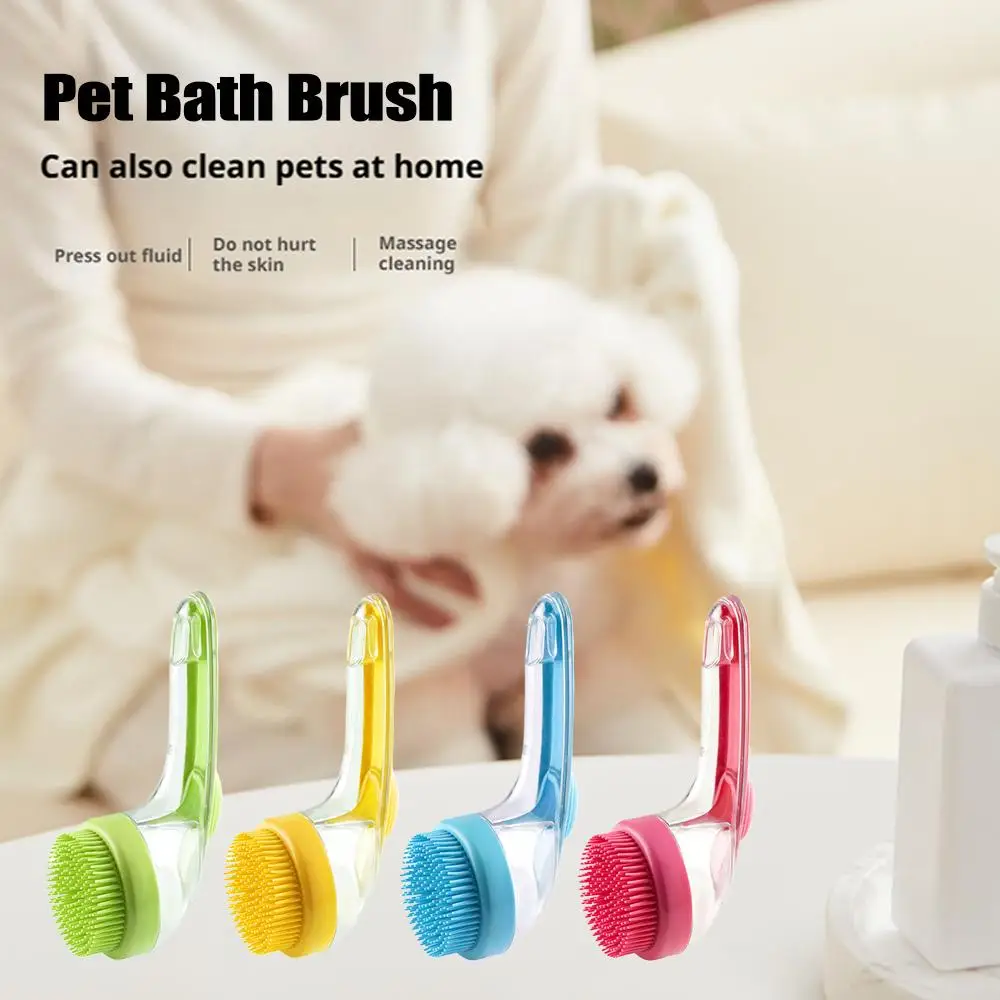 1pcs Soft Silicone Pet Bathing Brush Cat Massage Brush Pet Grooming Comb for Cats Dogs Long Handle Dog Cleaning Brush Pet T H1Y1
1pcs Soft Silicone Pet Bathing Brush Cat Massage Brush Pet Grooming Comb for Cats Dogs Long Handle Dog Cleaning Brush Pet T H1Y1