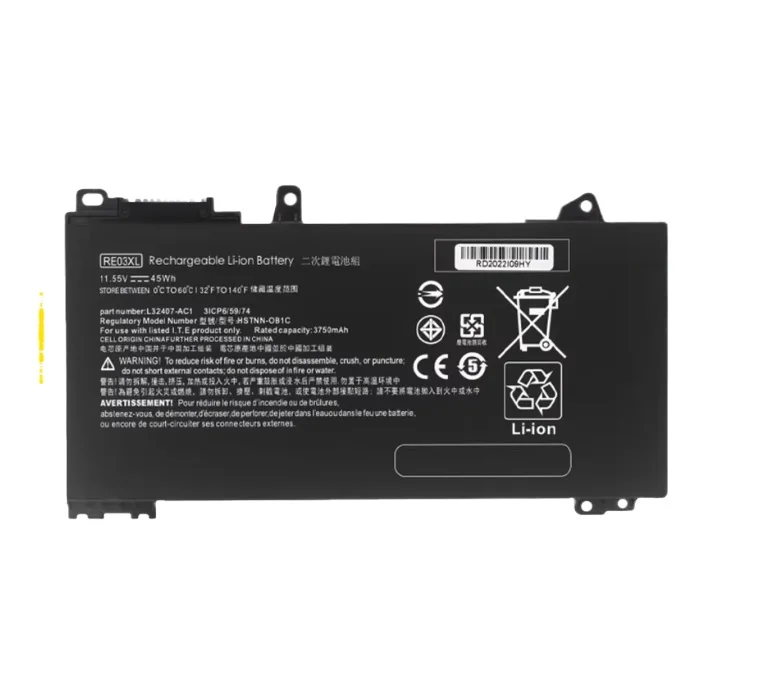 Аккумулятор Re03xl для ноутбуков HP ProBook 430, 440, 445, 450, 445R, 455R G6, G7, 3300 мАч
Аккумулятор Re03xl для ноутбуков HP ProBook 430, 440, 445, 450, 445R, 455R G6, G7, 3300 мАч