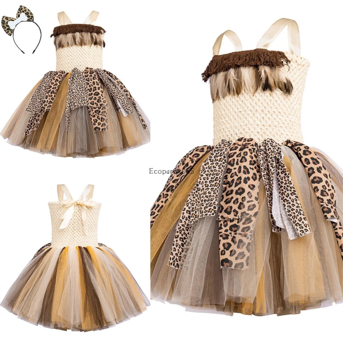 Cosplay Animal Wild Lion Mane Tutu Dress Brown Flowers Kids Girls Birthday Party Dress Children Halloween Dress Costumes 2-12Y
Cosplay Animal Wild Lion Mane Tutu Dress Brown Flowers Kids Girls Birthday Party Dress Children Halloween Dress Costumes 2-12Y