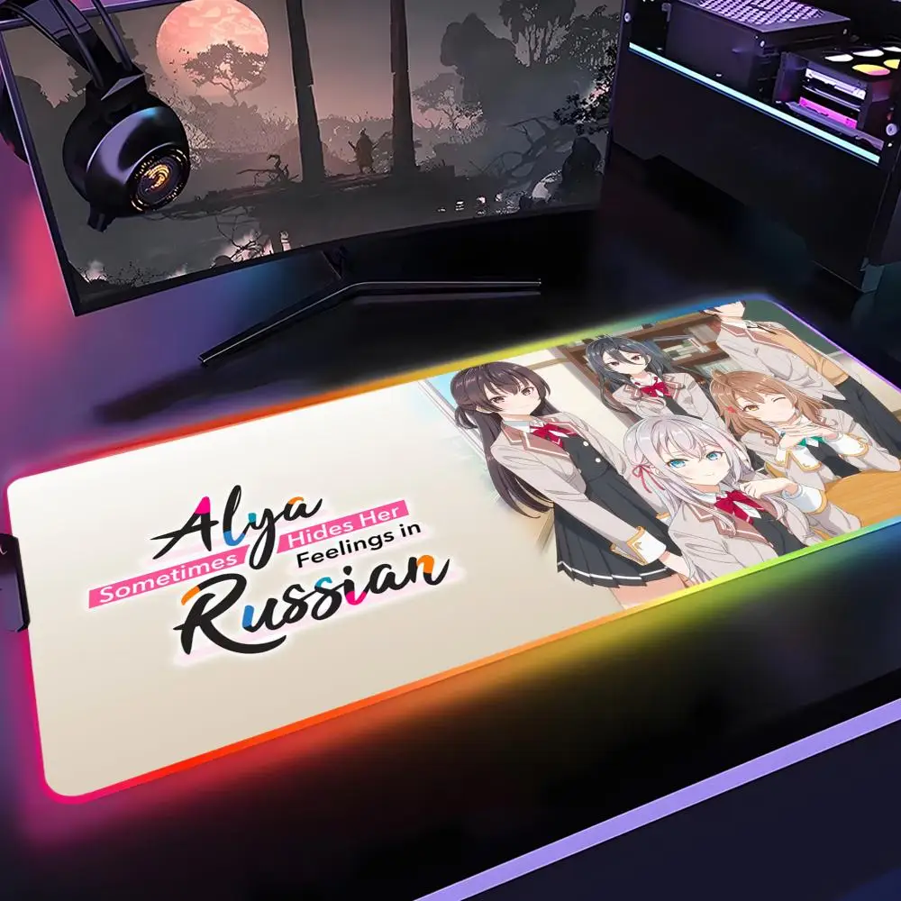 Alya Sometimes Hides Her Feelings In Russian Mouse Pad Gamer Desk Mat Back Light Led Mousepad Setup Gaming Accessories Deskmat
Alya Sometimes Hides Her Feelings In Russian Mouse Pad Gamer Desk Mat Back Light Led Mousepad Setup Gaming Accessories Deskmat