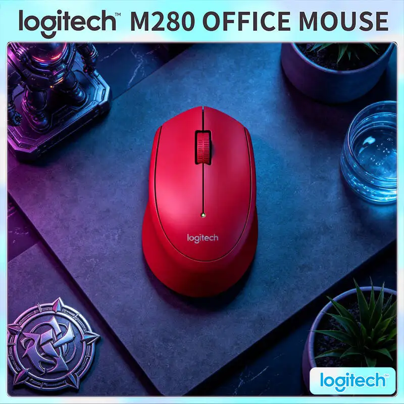 Logitech M280 Ergonomic Wireless Mouse Anti-Slip Pads 2.4GHz Nano Receiver 10m Distance for Office PC Mac Linux
Logitech M280 Ergonomic Wireless Mouse Anti-Slip Pads 2.4GHz Nano Receiver 10m Distance for Office PC Mac Linux