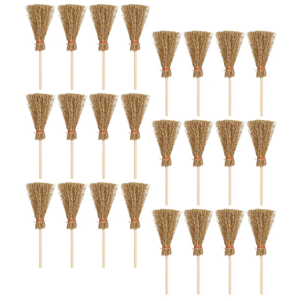 50 Pcs Mini Broom Ornament Decor Simulation Halloween House Playhouse Accessories Brooms
50 Pcs Mini Broom Ornament Decor Simulation Halloween House Playhouse Accessories Brooms
