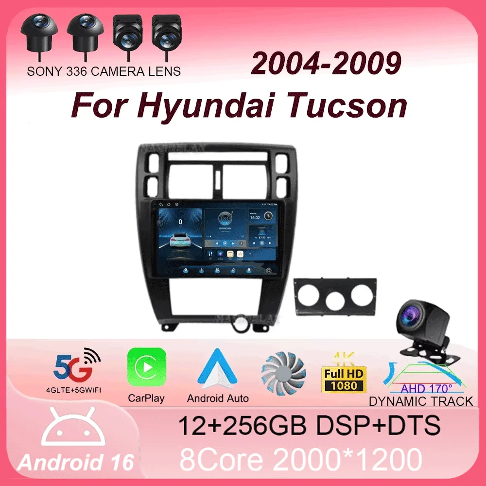 Android 16 For Hyundai Tucson 2004 2005 2006 2007 2008 2009 Car Radio Multimedia Stereo Video Player GPS Navigation Carplay Auto
Android 16 For Hyundai Tucson 2004 2005 2006 2007 2008 2009 Car Radio Multimedia Stereo Video Player GPS Navigation Carplay Auto