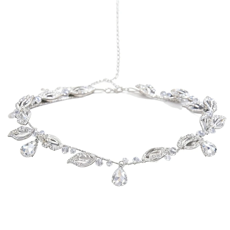HX6F Shimmering Rhinestones Trimmed Headband Delicate Wedding Hair Jewelry Suitable for Active Lifestyles and Luxurious Looks
HX6F Shimmering Rhinestones Trimmed Headband Delicate Wedding Hair Jewelry Suitable for Active Lifestyles and Luxurious Looks