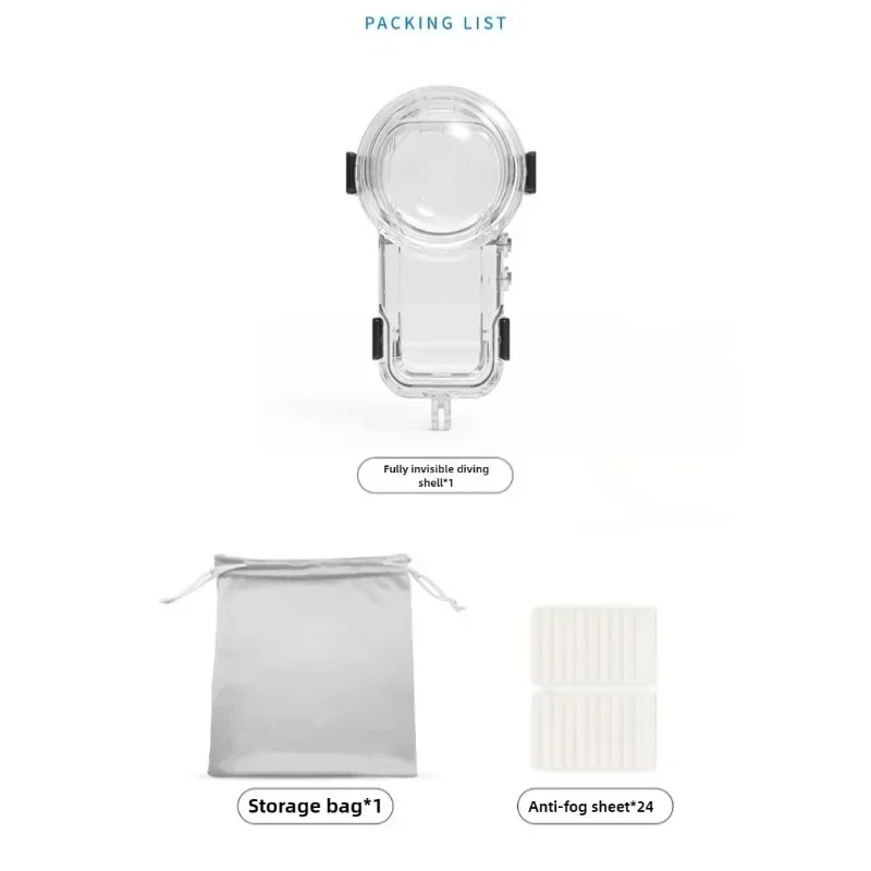 60M Waterproof Case for Insta360 X5 Clear Plastic Underwater Diving Housing Cover Action Camera Protective Accessories
60M Waterproof Case for Insta360 X5 Clear Plastic Underwater Diving Housing Cover Action Camera Protective Accessories