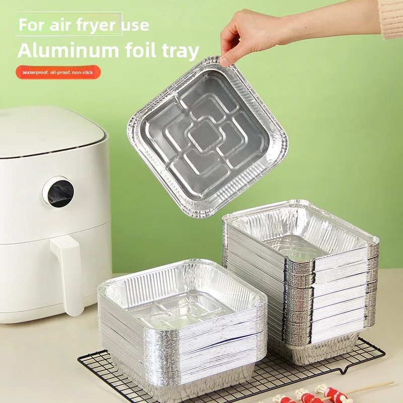 Disposable Aluminum Foil Pan BBQ Air Fryer round High Temperature Resistant Aluminum Foil Dish Cooking Utensils Kitchen Tools
Disposable Aluminum Foil Pan BBQ Air Fryer round High Temperature Resistant Aluminum Foil Dish Cooking Utensils Kitchen Tools