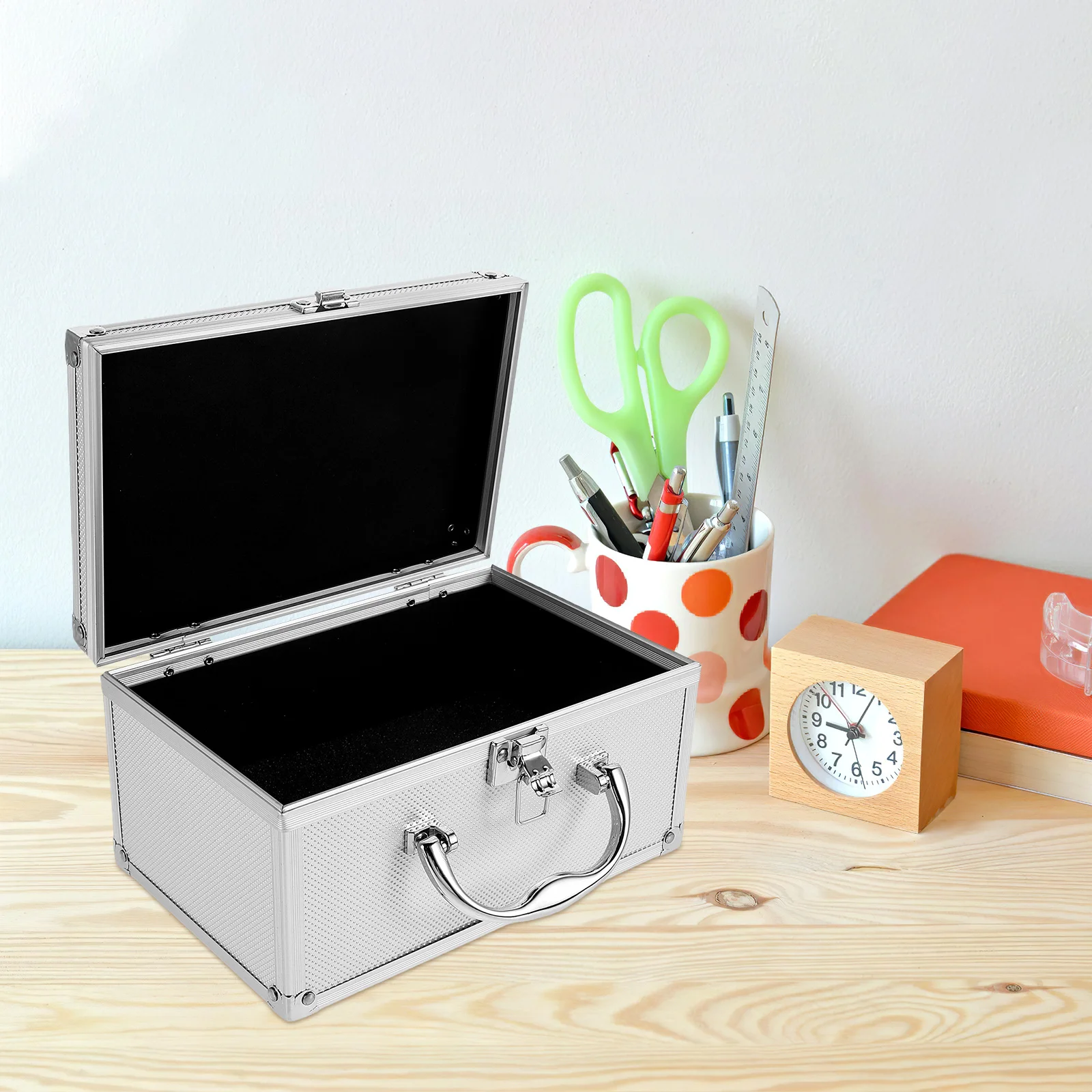 Mini Aluminum Tool Chest Lightweight Portable Storage Box for Tools Instruments Cosmetics Heavy Duty Alloy Construction with
Mini Aluminum Tool Chest Lightweight Portable Storage Box for Tools Instruments Cosmetics Heavy Duty Alloy Construction with