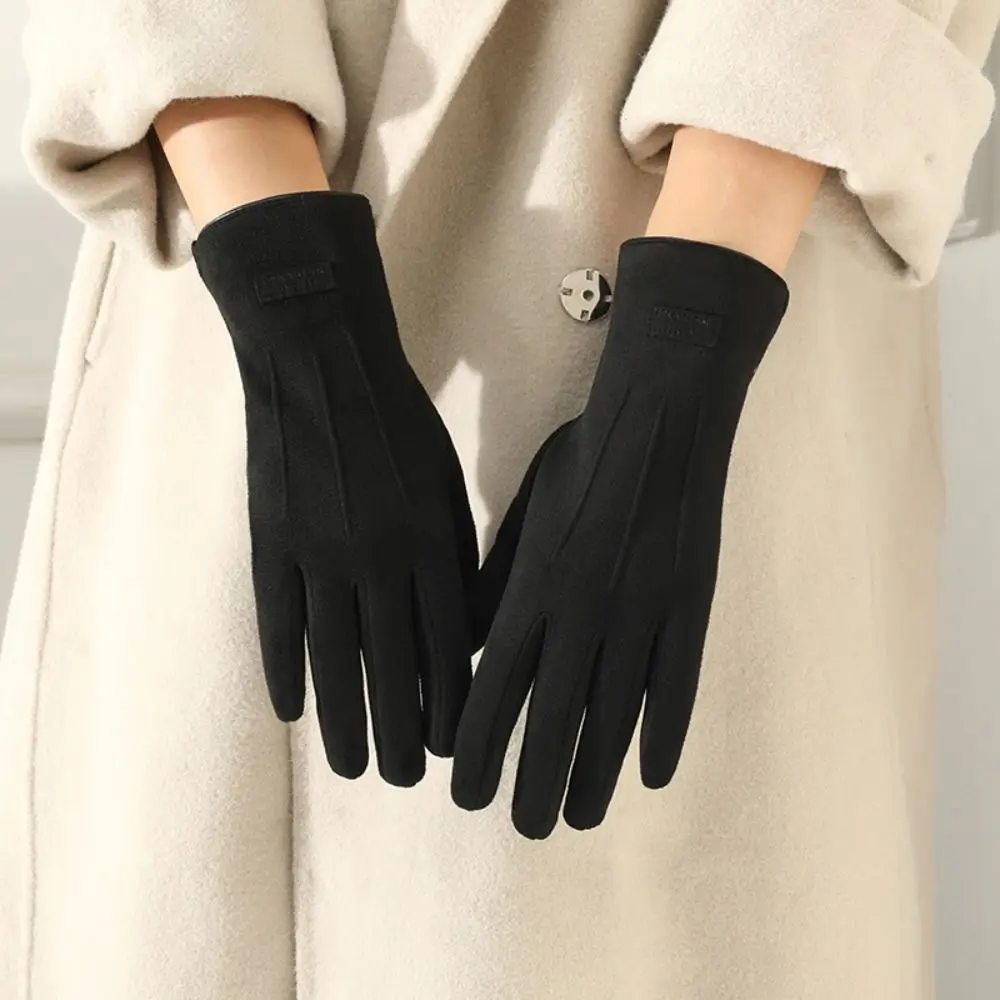 Cute Velvet Winter Cycling Gloves Thick Windproof Women Mittens Solid Color Touch Screen Suede Gloves Autumn
Cute Velvet Winter Cycling Gloves Thick Windproof Women Mittens Solid Color Touch Screen Suede Gloves Autumn