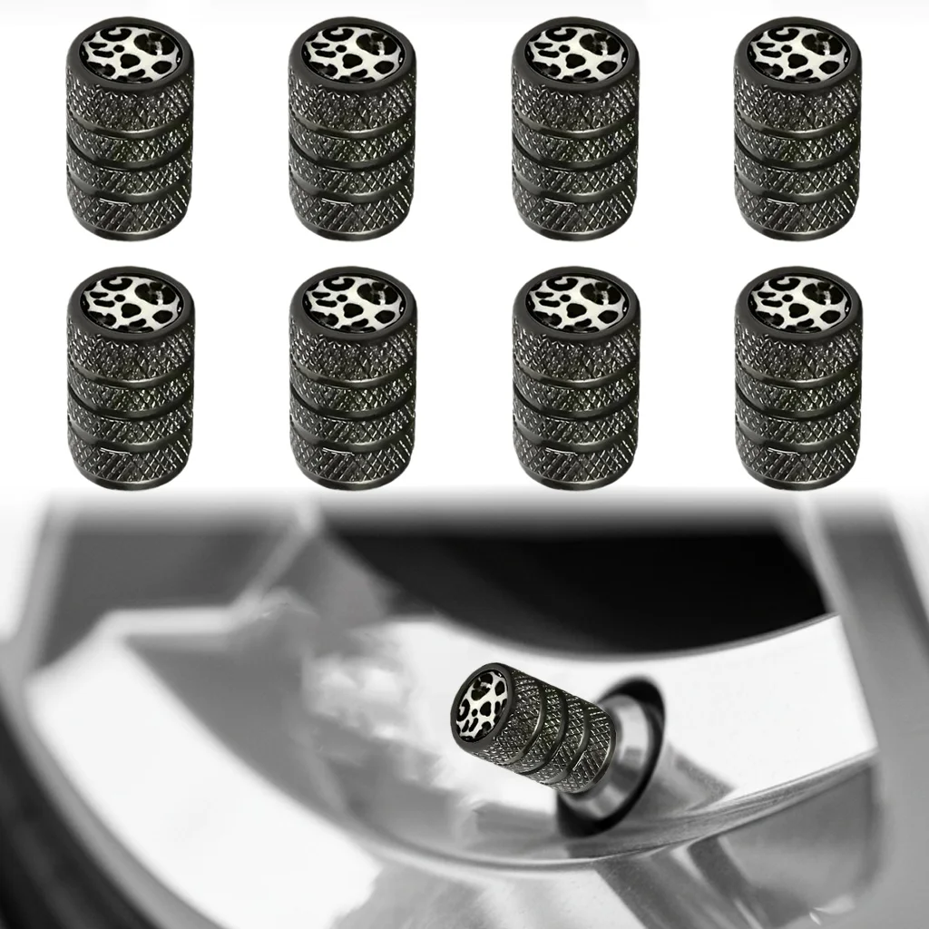 8pcs Leopard Print Design Tire Valve Caps Suitable for Car Truck SUV Universally Car Accessories for Gift
8pcs Leopard Print Design Tire Valve Caps Suitable for Car Truck SUV Universally Car Accessories for Gift