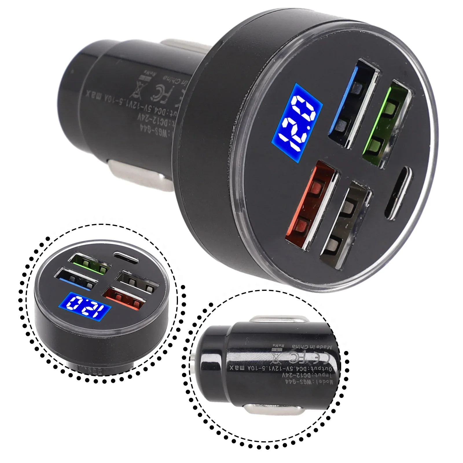 Car Car Charger Car Charger Fast Charger Resistant To Oxidation Stable Connection Wide Compatibility Black High Quality
Car Car Charger Car Charger Fast Charger Resistant To Oxidation Stable Connection Wide Compatibility Black High Quality