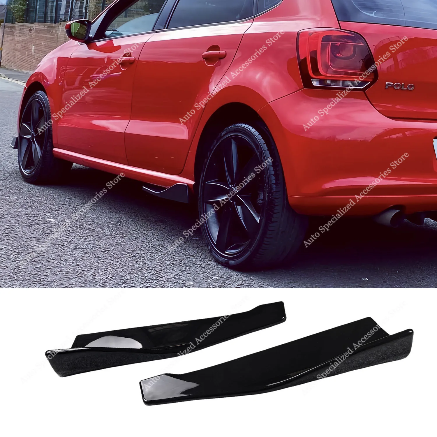 Gloss Black ABS Side Skirts Extension Rocker Panels Lip Side Splitters For VW Polo MK5 6R 6C MPI TSI GTI 2009-2017 Tuning
Gloss Black ABS Side Skirts Extension Rocker Panels Lip Side Splitters For VW Polo MK5 6R 6C MPI TSI GTI 2009-2017 Tuning