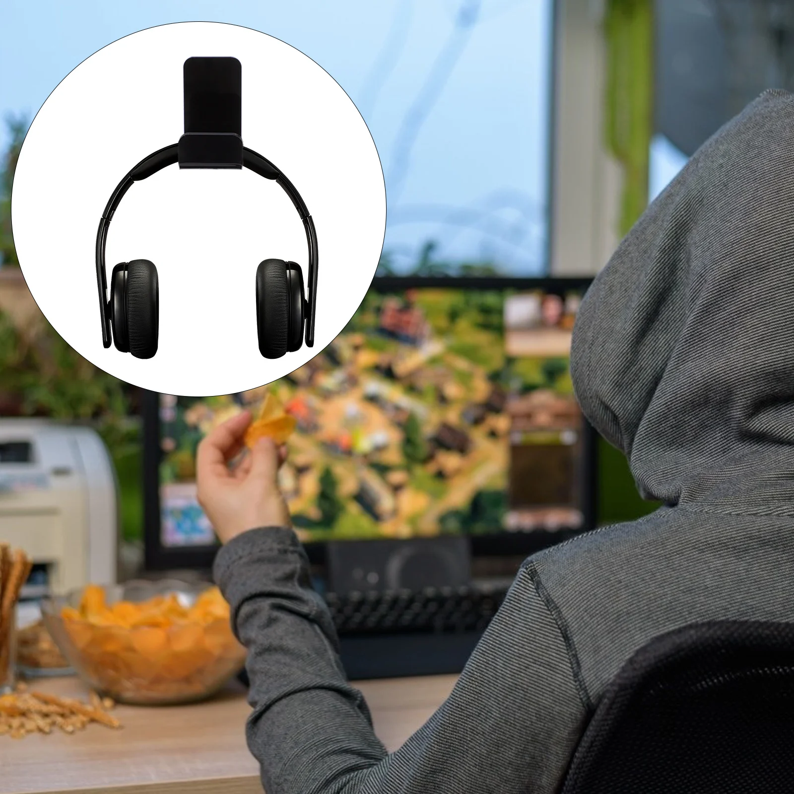 2Pcs Headphone Stand Premium Desktop Headset Holder Organizer Gaming Headphone Hanger Headset Hook Earphone Rack
2Pcs Headphone Stand Premium Desktop Headset Holder Organizer Gaming Headphone Hanger Headset Hook Earphone Rack